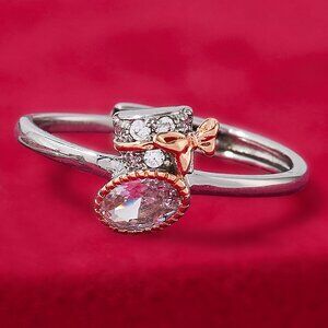 Christmas  Stocking ring, adjustable band, Charmed Aroma Cookies for Santa